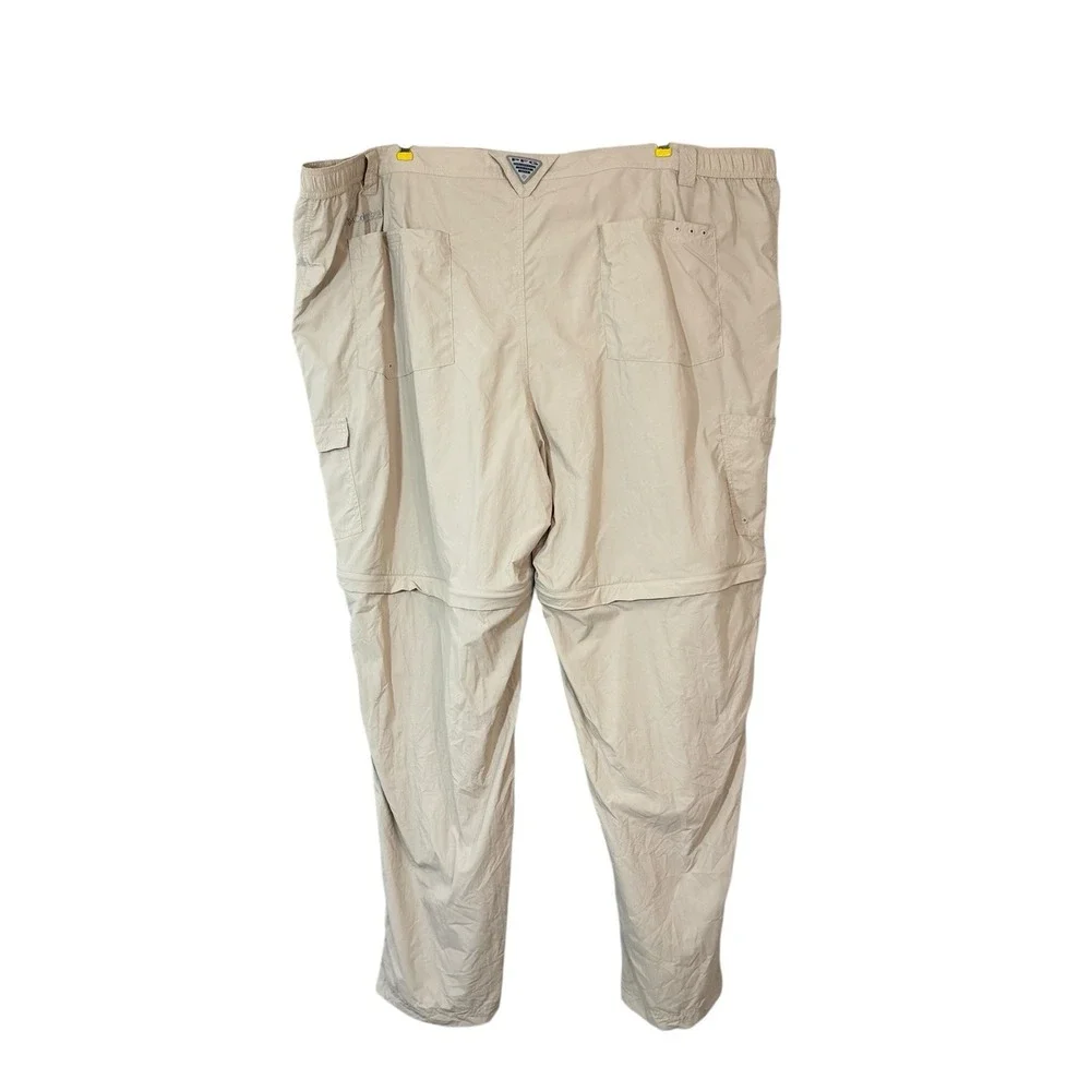COLUMBIA PFG Blood and Guts III Convertible Fishing Hike Pants Rip Stop 54/32